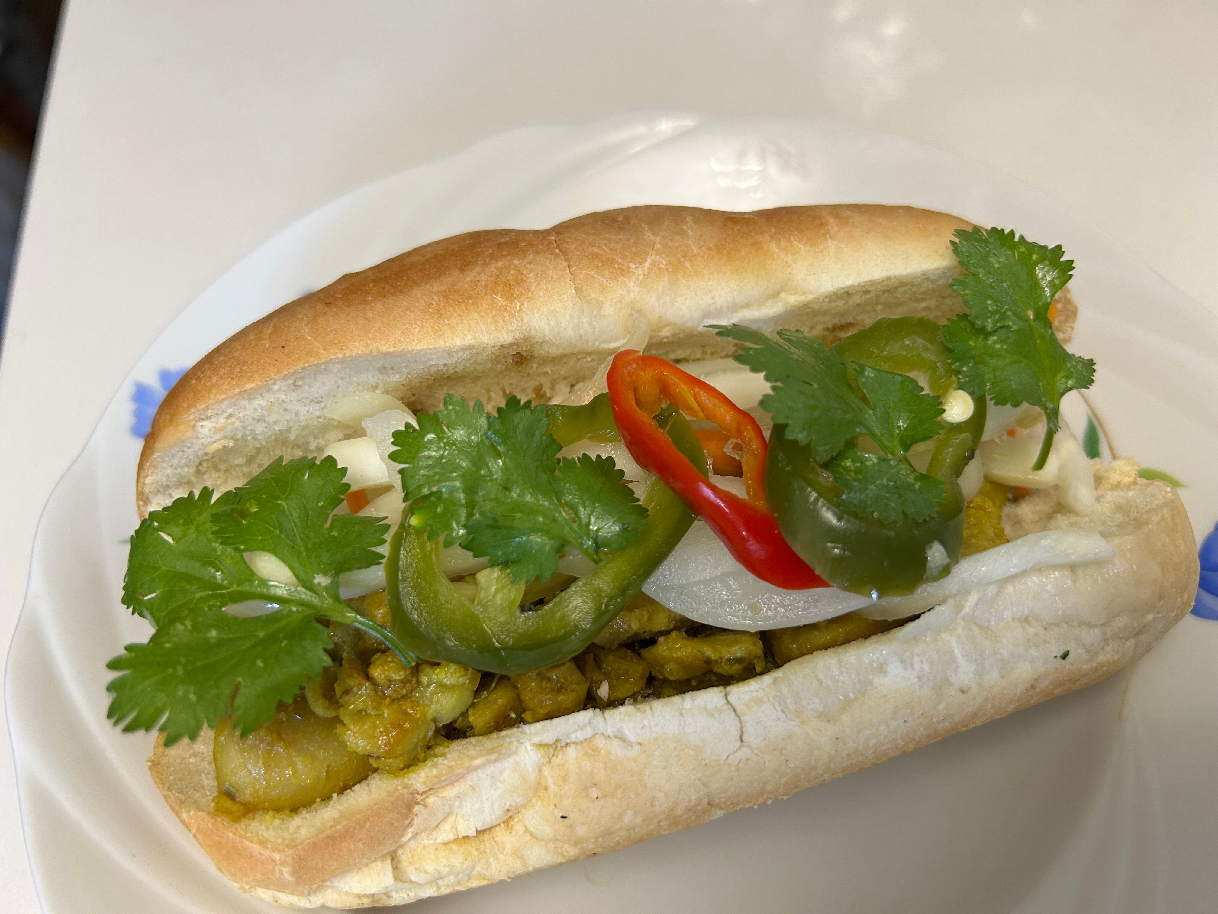 Lemon Chicken Banh Mi