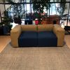 Hay Mags Soft 2-zitsbank - Beige / Blauw - Showroom