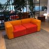 Hay Mags Soft 2-zitsbank - Oranje / Rood - Boven aanzicht