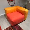 Hay Mags Soft 2-zitsbank - Oranje / Rood - Zijaanzicht rechts