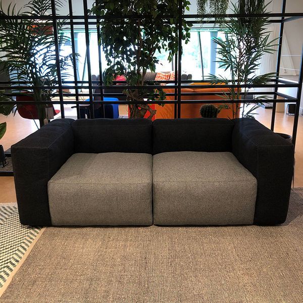 Hay Mags Soft 2-zitsbank - Grijs / Grijs - Showroom