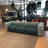 Hay Mags Soft 3-zitsbank - Grijs / Aqua - Boven aanzicht