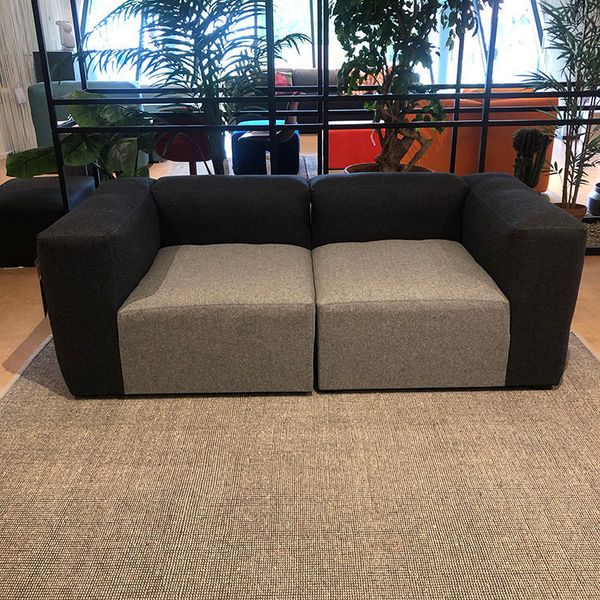 Hay Mags Soft 2-zitsbank - Grijs / Grijs - Showroom