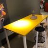 Hem Design Log eettafel - 180x90 - Zijaanzicht links