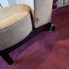 Giorgetti Rea draaifauteuil met poef - Materiaal