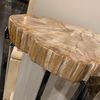 CRAVT Naturel bijzettafel (set van 2) - Vooraanzicht