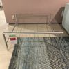 Salontafel glas helder 100x100 - Showroom