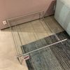 Salontafel glas helder 100x100 - Zijaanzicht links