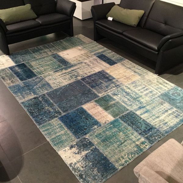 Tisca Madda Patch vloerkleed - 198x306 - Showroom