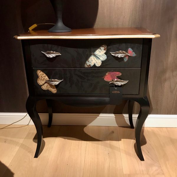 Grange Louis XV "Zwart Papillon" commode  - Showroom