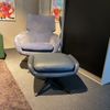 Leolux Lloyd Plus relaxfauteuil met poef - Showroom