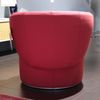 Rolf Benz SE 684 draaifauteuil - Achter aanzicht