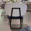 Moroso Klara fauteuil met poef - Achter aanzicht