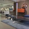 Moroso Klara fauteuil met poef - Boven aanzicht