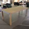 MT-102 Rustiek eettafel - 218x98 - Zijaanzicht links