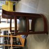 Cassina Allen eettafel - 280x106 met Barrel eetkamerstoel (set van 6) - Vooraanzicht