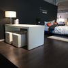 Kreamat tafel met hockers (set van 4) - Boven aanzicht