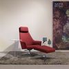 Arco Sketch Lounge draaifauteuil met poef - Boven aanzicht