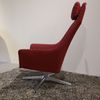 Arco Sketch Lounge draaifauteuil met poef - Vooraanzicht