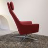 Arco Sketch Lounge draaifauteuil met poef - Zijaanzicht rechts