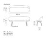 Arco Close Bench zitbank - gekoppeld - Materiaal