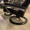 Stressless View relaxfauteuil met poef - Zijaanzicht links