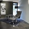Thonet 808 draaifauteuil met poef - Boven aanzicht