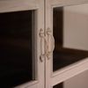 Hout IJzeren Vitrinekast - Details
