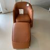 LABEL vandenberg Sedeo fauteuil met poef  - Boven aanzicht