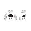 Vitra DAW eetkamerstoel - Materiaal