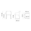 Arco Sketch Regular eetstoel (set van 2) - Details