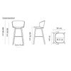 Arco Close Barstool barkruk  - Details