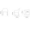Arco Sketch Lobby fauteuil (set van 2) - Details