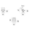 de Sede DS-51 draaifauteuil met poef - Details