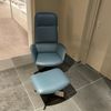 FSM Rex relaxfauteuil met poef - Boven aanzicht