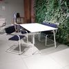 Thonet S0140 All Seasons eettafel - 160x100 met All Season eetkamerstoel (set van 4) - Boven aanzicht
