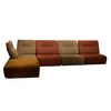ROM Vegas hoekbank met poef - Showroom