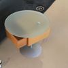 D-Tec bijzettafel - glas - Achter aanzicht