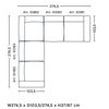 Hay Mags Soft hoekbank - Details