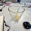 KOBO Living Vloerlamp Faze Gold/Transp. staande lamp - Boven aanzicht