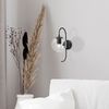 KOBO Living Wandlamp Jewel Black wandlamp - Vooraanzicht